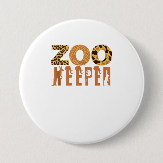 Zoo Liebe Tierpark California Button (Vorderseite)