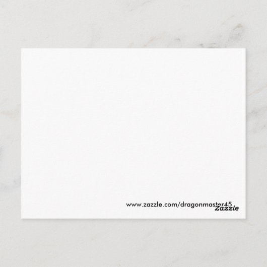 Zoo Life Postkarte (Rückseite)