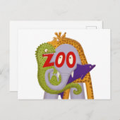 Zoo! Postkarte (Vorne/Hinten)