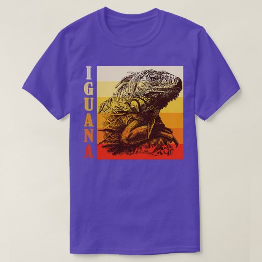 Zoo Reptile Zobewahrer Geschenk Iguana T-Shirt (Design vorne)