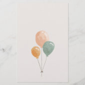 Zoo Safari Animal Baby Dusche Ratgeber Baby Food G Flyer (Hinten)