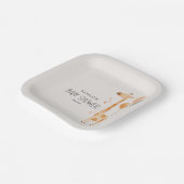 Zoo Safari Kinderzimmer Animals Baby Dusche Pappteller (Gewinkelt)