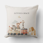 Zoo Safari Kinderzimmer Animals Baby Kissen (Vorderseite)