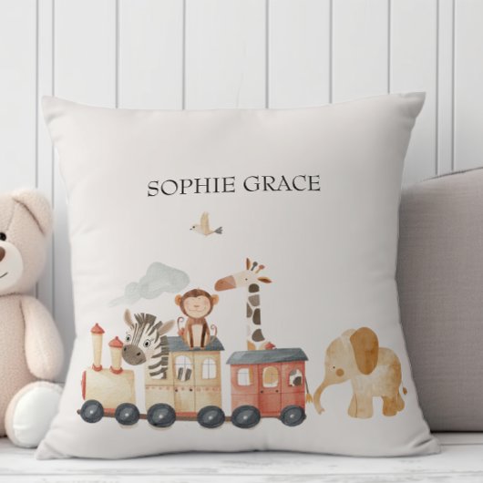 Zoo Safari Kinderzimmer Animals Baby Kissen
