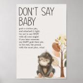 Zoo Safari Kinderzimmer Animals Baby Showspiel Poster (Vorne)