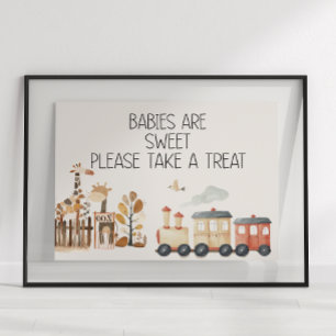 Zoo-Safari-Kinderzimmer-Tiere-Baby-Party-Geschenk Poster