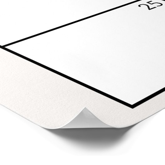 Zoo Safari Kinderzimmer Tiere Kinderdusche Datum Poster (Ecke)