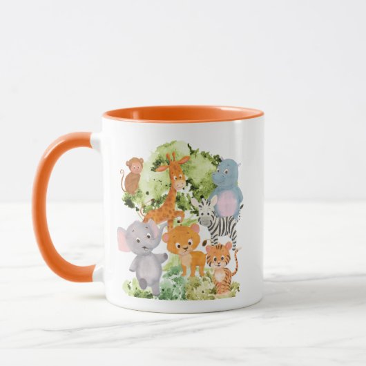 Zoo: Sammlung niedlicher Wildtiere Tasse (Links)