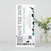 Zoo Save the Date Einladung (Stehend Vorderseite)