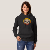 Zoo-Tier Afrika-Safari Retro Erdmännchen Hoodie (Vorne ganz)
