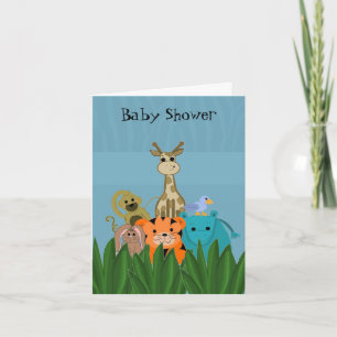 Zoo-Tier-Baby-Party Einladung