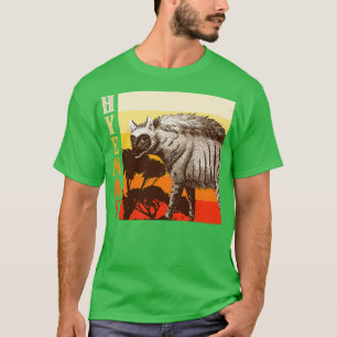 Zoo-Tier-Geschenk Afrika Hyäne T-Shirt