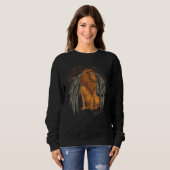 Zoo-Tier Löwe   Afrika Safari-Tier   Flügel Lio Sweatshirt (Vorne ganz)