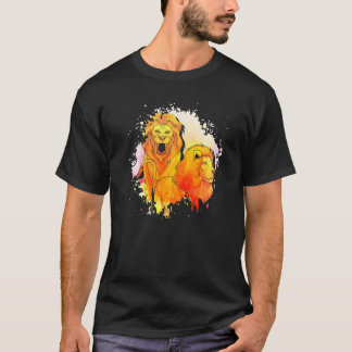 Zoo-Tier  Löwe  Afrika Safari-Tier Löwe T-Shirt