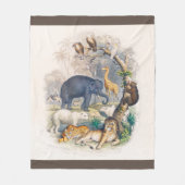 Zoo, Tier, niedlich, Tiere, Natur, Wildtiere Fleecedecke (Vorderseite)