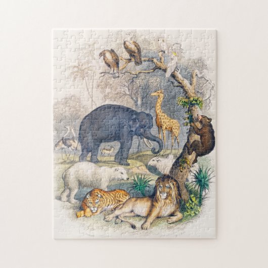 Zoo, Tier, niedlich, Tiere, Natur, Wildtiere Puzzle (Vertikal)