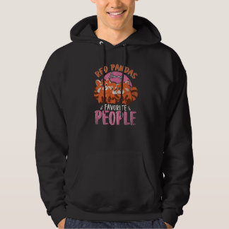 Zoo-Tier Rote Pandas Sind Meine Lieblingsmenschen  Hoodie