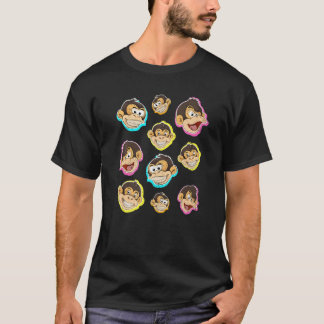 Zoo-Tier Schimpanse Süßer Affe T-Shirt