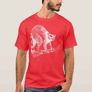Zoo-Tier Tropisches Madagaskar-Affe Lemur T-Shirt
