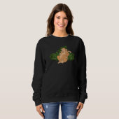 Zoo-Tier-Wildtier-Affe Süßer Affe Sweatshirt (Vorne ganz)