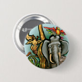 Zoo-Tiere Button (Vorne & Hinten)