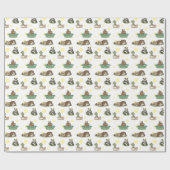 Zoo-Tiere Geschenkpapier (Flach)