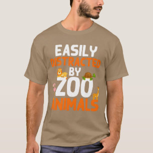 Zoo-Tiere Giraffe Löwe Flamingo Zoo vintage T-Shirt