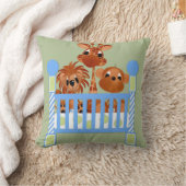 Zoo-Tiere, Krippe, Baby-Kissen Kissen (Decke)