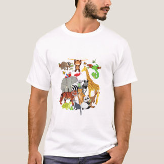 Zoo Tiere Wildnis Geburtstagsparty Zoo Tag 26 Ani T-Shirt