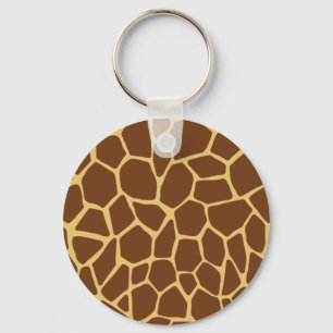 Zoo-Tiergeschenk, Giraffe-Skin-Druck, Safari-Tier Schlüsselanhänger