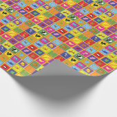 Zoo-Tierverpackungs-Papier-Geburtstags-Party Geschenkpapier (Ecke)