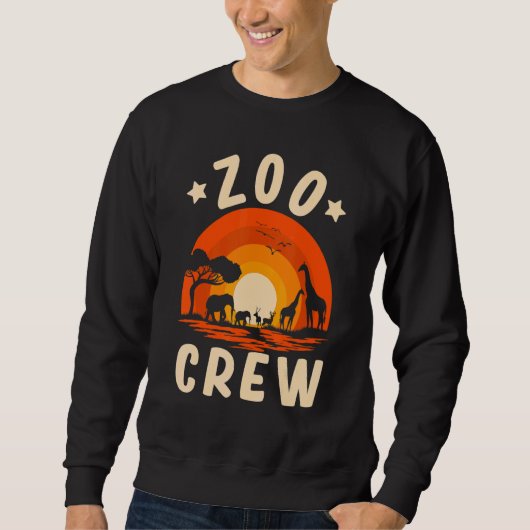 Zoo Trip Boys Girls Zoo Animal Sweatshirt (Vorderseite)