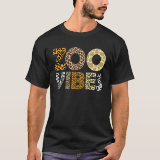 Zoo Vibes Leopard Tier Print Safari Wildtiere Ani T-Shirt
