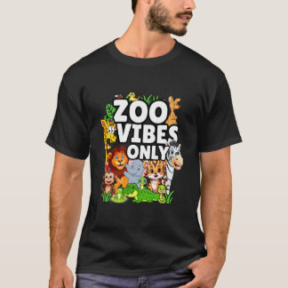 Zoo-Vibes-Only-Zoo-Party Ein Tag im Zoo Safari Z T-Shirt