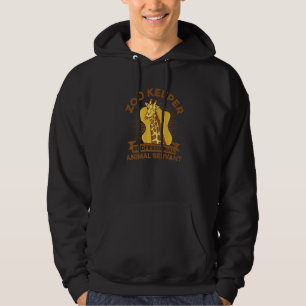 Zoo Wärter Beruf Tier Diener Tier  Zoo Hoodie