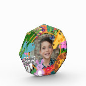 Zoo Wild Animal Jungle Safari Kindergeburtstag Fotoblock (Links)