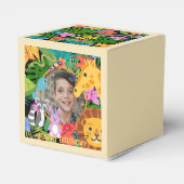 Zoo Wild Animal Jungle Safari Kindergeburtstag Geschenkschachtel (Rückseite)