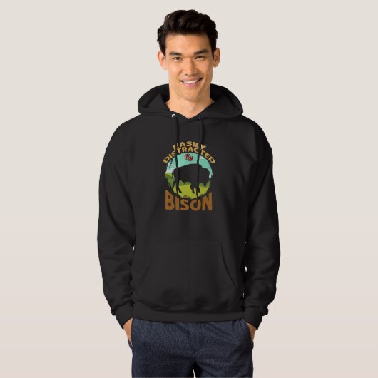 Zoo Wildlife Animal Zookeeper Buffalo Bison Hoodie (Vorne ganz)