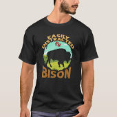 Zoo Wildlife Animal  Zookeeper Buffalo Bison T-Shirt (Vorderseite)