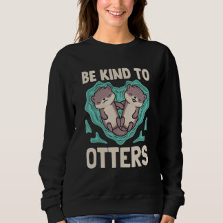 Zoo Wildlife Animal Zookeeper Niedlich Otter Sweatshirt