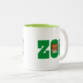 ZOO ZWEIFARBIGE TASSE (VorderseiteRechts)