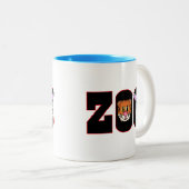 ZOO ZWEIFARBIGE TASSE (VorderseiteRechts)