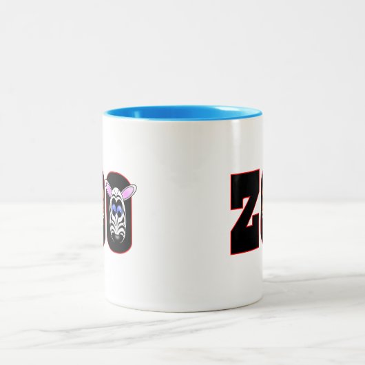 ZOO ZWEIFARBIGE TASSE (Mittel)