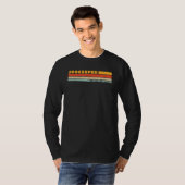 Zooaufseher Retro Berufstitel Profession T-Shirt (Vorne ganz)