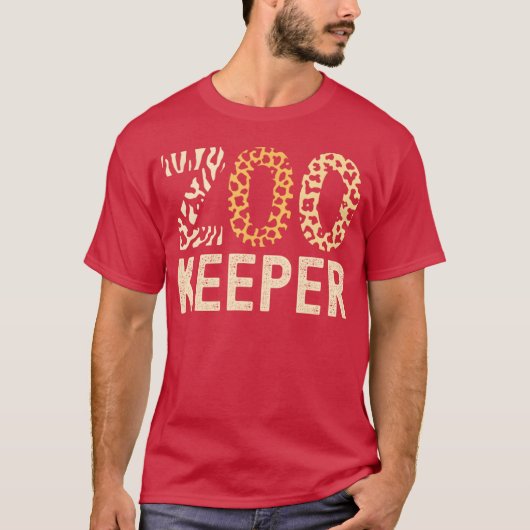 Zooaufseher Zoo Tiere Safari Zoo Aufseher - kreati T-Shirt (Vorderseite)