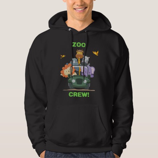 Zoobesuch & Süße Zoocrew Hoodie (Vorderseite)