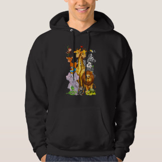 Zoobesuch Süße Zootiere Hoodie