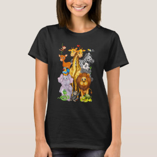 Zoobesuch Süße Zootiere T-Shirt