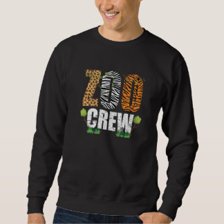Zoocrew Zoo Crew Afrikanische Tiere Zebra Giraffe  Sweatshirt