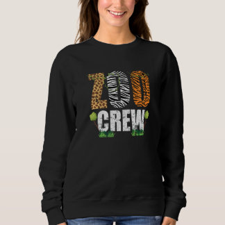 Zoocrew Zoo Crew Afrikanische Tiere Zebra Giraffe  Sweatshirt